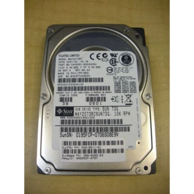 Sun 390-0285 73GB 10K 2.5in SAS Hard Drive - Image 1 of 2