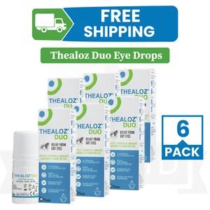 6 x THEALOZ Duo 10ml – PACK OF 6 Dry Eye Drops - Picture 1 of 4