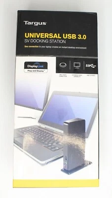 Targus ACP076US Universal USB 3.0 SV docking station Open Box  - Image 1 of 4