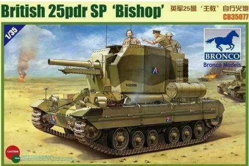BRONCO CB35077 1/35 British 25pdr sp 'Bishop' - Image 1 of 4