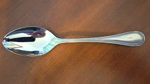 Germany Towle Beaded Antique 18/8 Stainless Steel 8 5/8" Serving Spoon - Picture 1 of 5