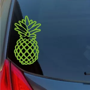 Pineapple vinyl sticker decal Hawaii Aloha Maui Lanai beach tropical paradise Hi - Picture 1 of 1