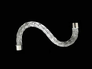 Arm Crystal on Seed Twist Chrome 8 5/16in Replacement For Chandelier Wall - Picture 1 of 2
