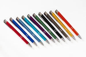 Promotional Pen Personalised Engraved Metal Pens with text or logo multicolour - Picture 1 of 33