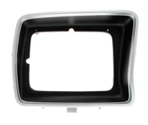 Bisel de faro cuadrado plateado/negro RH 78-79 F100 F150 F250 bronce - Imagen 1 de 2