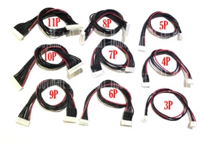 Balance charge LiPo/ion Battery Silicone Extension Wire 30cm 2 3 4 5 6 7 8 9 10S - Picture 1 of 37