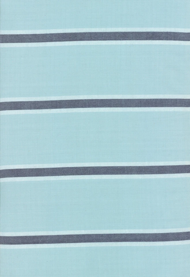 60" Rock Pool Seaglass Striped Toweling Tea Towels by Moda  Half Yard 993 12 - Image 1 of 1