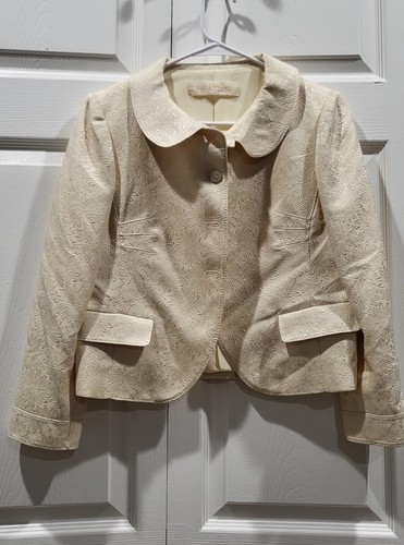 Cappotto beige chiaro Valentino vintage anni '90 taglia 6 org più $800