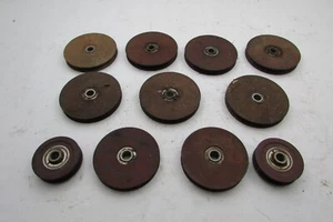 Aircraft Cable Pulleys from a Piper PA-28 -- 11 Pieces - Picture 1 of 9