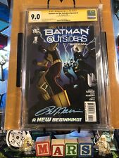 CGC 9.0 Batman And The Outsiders Special # 1 Signed: Peter Tomasi YELLOW LABEL