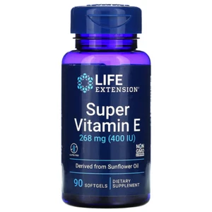 Life Extension,  Super Vitamin E  268 mg (400 IU)  90 softgels - Picture 1 of 8