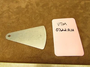 Victor Victrola Phonograph Speed Indicator Cover Plate (0722-AH) - Picture 1 of 4