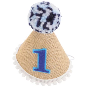 Decorative Linen Comfortable Toddler Birthday Hat Birthday Hat - Picture 1 of 12