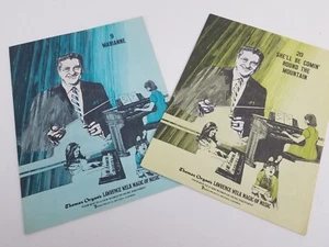 Vintage Lawrence Welk Thomas Organ Sheet Music Marianne & Comin' Round the Mount - Picture 1 of 3