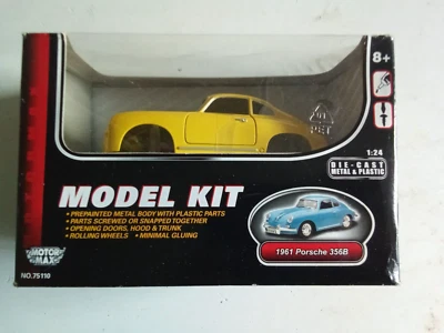 Набор для моделирования motormax 1961 Porsche 356b масштаб 1:24 металл и пластик - Изображение 1 из 4