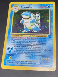 Pokemon Blastoise 2/102 Holo Rare Unlimited Base Set - Picture 1 of 2