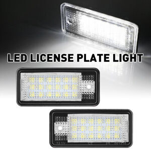 CANBUS LED License Number Plate Light For Audi A3 A4 S4 A6 A8 Q7 B6 B7 S4 RS4 C6