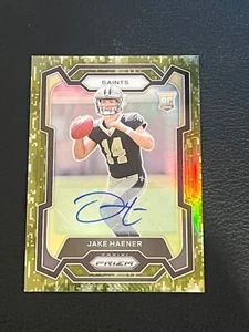 2023 Prizm Forest Camo Auto Rc Jake Haener /25 Saints 374 - Picture 1 of 2