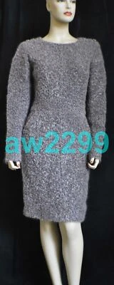 $5200 CHANEL 2014 PREFALL Metiers d'Art GRIPOIX кнопки BOUCLE шерсти платье 38 новый - Изображение 1 из 4