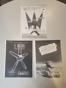 Lot (3) Rotol Propellers WW2 Flying Popular Aviation Magazine Print Advertising - Picture 1 of 4