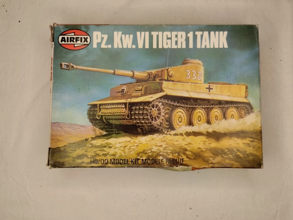 Modellino KIT Carro Armato 1:76 Pz.Kw. VI Tiger 1 Tank AIRFIX Senza ISTRUZIONI # - Immagine 1 di 3