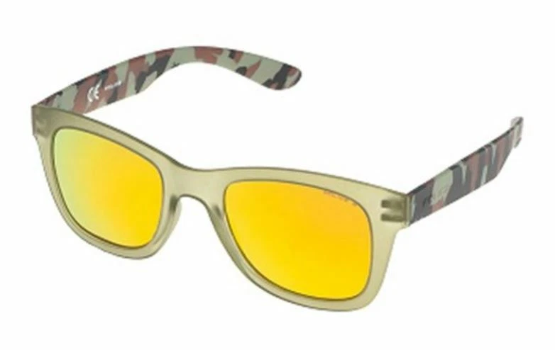 警用太阳镜 S1944 GE9G 黄色迷彩镜框黄色镜面镜片 50 毫米 — 第 1/1 张图片