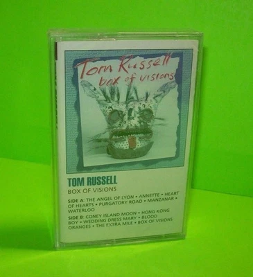 Tom Russell ‎ Box Of Visions 1992 Original SEALED Cassette Tape Country Folk - Image 1 of 4