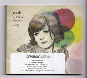 (LR292) Sarah Blasko, Cinema Songs - 2011 CD - Imagen 1 de 2