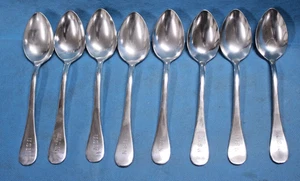 Vintage US NAVY ovaler Suppenlöffel REED & BARTON USN Besteck 7 1/8" WWII Militär - Bild 1 von 6