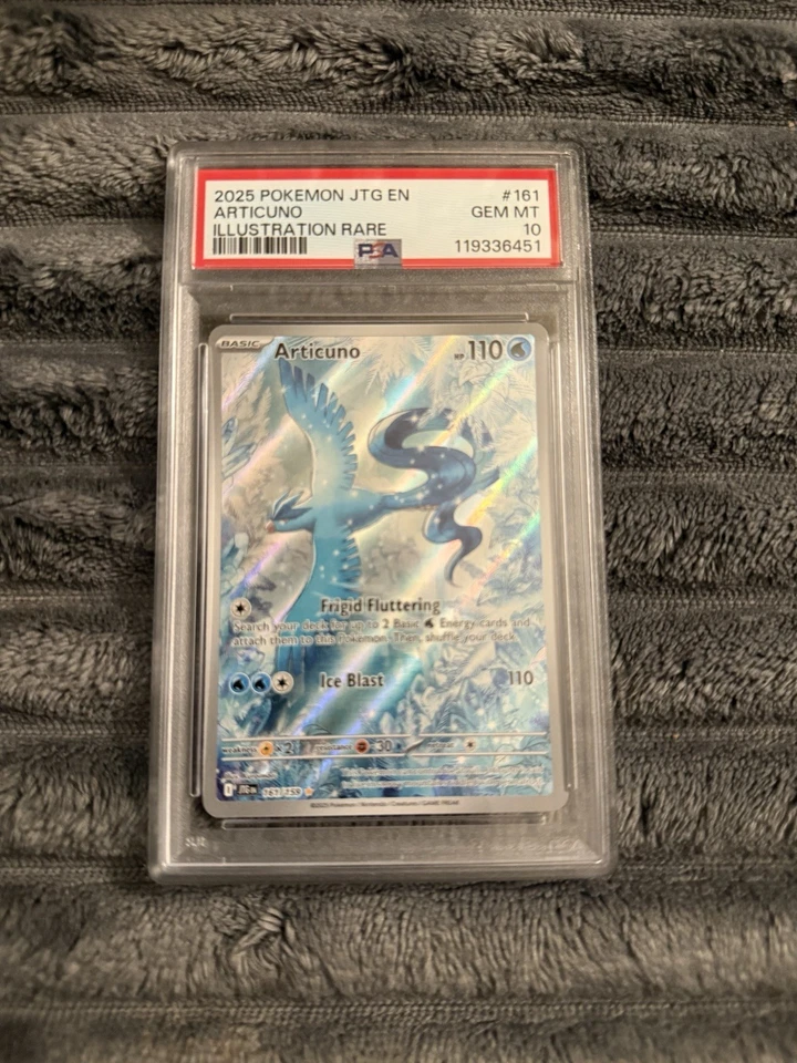 Pokémon Articuno Card 161/159 Journey Together Illustration PSA 10 - Image 1 of 1