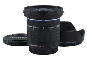 Near Mint!! Olympus ZUIKO DIGITAL ED 9-18mm f/4-5.6 Four/Thirds. NOT MICRO 4/3's - Picture 1 of 13