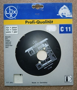 Hoja de sierra circular LUX tipo C11 - 170 x 30 mm / 24 dientes equipada con metal duro - mercancía NOS - Imagen 1 de 3