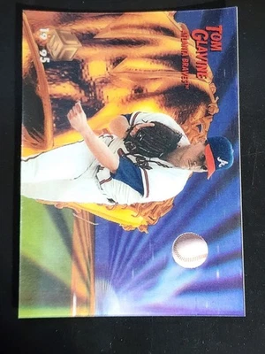 1995 Pinnacle Sportflix UC3 Tom Glavine #81 Atlanta Braves béisbol Foto 1 de 2