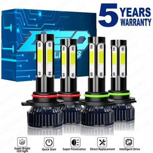 9005 9006 LED Headlights Hi/Lo Lights Bulbs For 2006-2011 Honda Civic 2Dr Coupe - Picture 1 of 13
