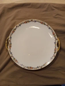 Antike C Ahrenfeldt Limoges Frankreich Depose Runde Kuchenplatte Wunderschön Neuwertig EUC - Bild 1 von 7