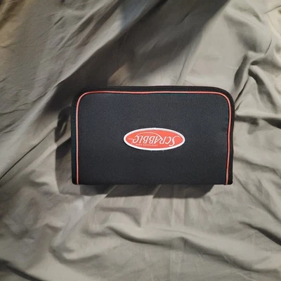 Travel Scrabble Game Folio Edition Zippered Case Portable Score Sheets Complete - Image 1 of 4