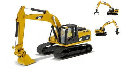MODELLINO CANTIERE DIECAST MASTER ESCAVATORE CAT 320D L W/MULTIPLE WORK 1/87 - Immagine 1 di 4
