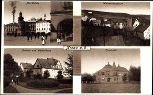 Ak Hostinné Arnau Region Königgrätz, Marktplatz, Waisenhausgasse,... - 4668719 - Bild 1 von 2