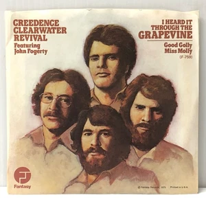 Creedence Clearwater Revival-I Heard It Through The Grapevine-45 PROMO UNPLAYED - Picture 1 of 4