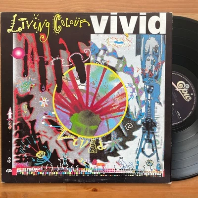 LIVING COLOUR Vivid 1988 LP RARE ORIGINAL MEXICO PRESSING NM VINYL - Image 1 of 2