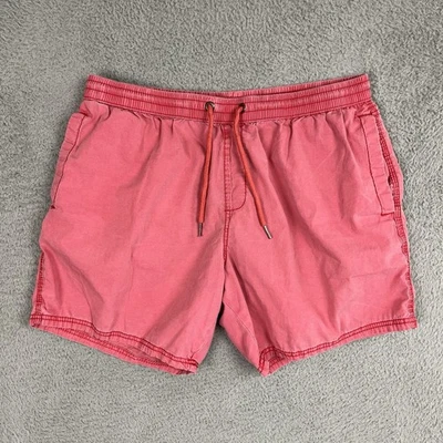 Pantalones Cortos de Natación Isla Sola Resort Wear Algodón Para Hombres Coral Desteñido Algodón Ligero Foto 1 de 4