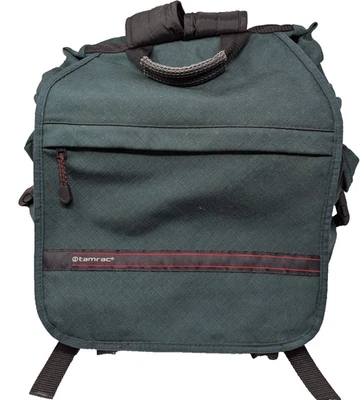 Mochila para cámara Tamrac aventura DSLR verde bosque divisores completos hecha en EE. UU. Foto 1 de 4