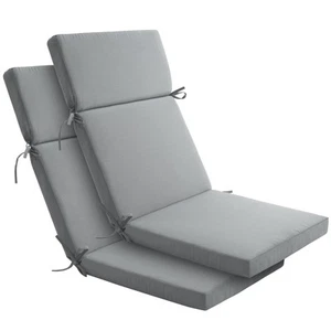2 Pack Outdoor High Back Chair Cushion, Weather Resistant Adirondack Rocking ... - Picture 1 of 8