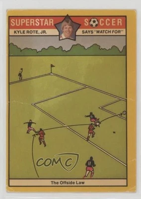 1976 Bel-Art Superstar Soccer Rainbo Bread Kyle Rote Jr The Offside Law #12 - Изображение 1 из 2