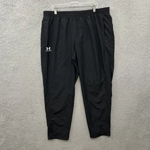 Under Armour Pantalone Uomo 2XL XXL Nero Track Maglia Foderato Vestibilità Larga Zip Caviglia Adulto - Foto 1 di 14