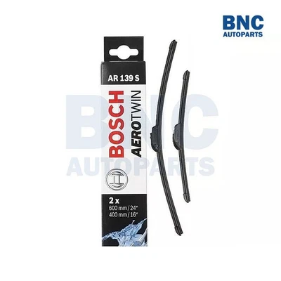 Juego de escobillas limpiaparabrisas delanteras planas Bosch Aerotwin Rf para Subaru Impreza - 2000-2008 Foto 1 de 3