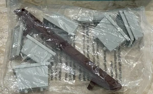 HO Trains Miniatures Vehicles Bridge Pier Risers Supports Guard Rail NEW Package - Picture 1 of 1