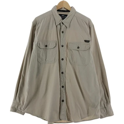 Винтажная рабочая рубашка Harley-Davidson в полоску с узором с длинным рукавом на пуговицах M... - Изображение 1 из 4