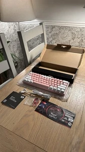 RedDragon Fizz RGB Wired Mechanical Gaming Keyboard Red Switch - Pink - Used - Bild 1 von 11