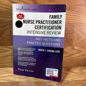 Family Nurse Practitioner Certification Intensive Review, Third Edition:  - GOOD - Imagen 1 de 7
